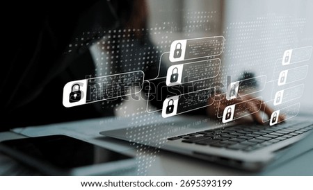 Blockchain structure showing distributed data blocks linked with encryption, representing secure transaction verification, decentralized control, and immutable record system Marrow