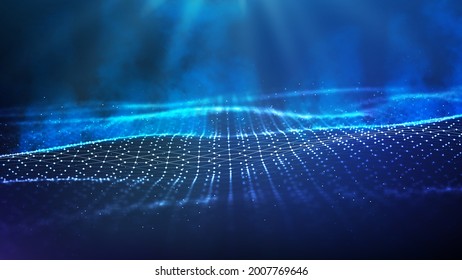 Blockchain technology background. Cryptocurrency fintech block chain network and programming concept. Abstract Segwit. - Shutterstock ID 2007769646