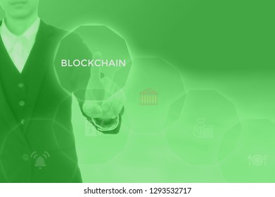 blockchain technology concept
