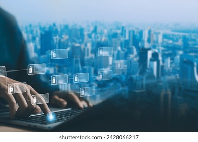 blockchain technology, system Payments cryptocurrency digital, transactions secure business networks, and ledger data algorithms linked together in a chain. concept of cyber security financial