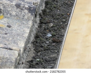 Blocked Gutters On A Pitched Roof