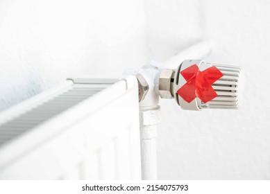 Blocked Room Heating Regulator Concept Of The Energy Crisis In Europe