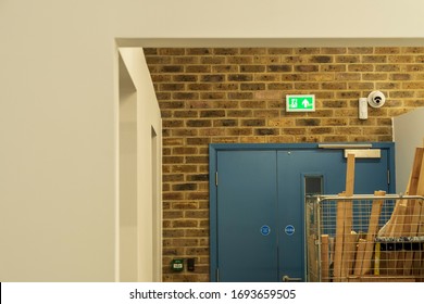 Blocked School Emergency Exit with Exit Sign - Powered by Shutterstock