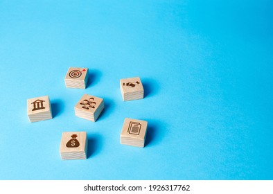 Blocks with business attributes. Components for building a successful business company. Favorable conditions for investment. Management training. Incentives for entrepreneurs. A new paradigm