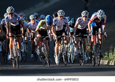 BLOEMFONTEIN, SOUTH AFRICA - NOVEMBER 7: Unidentified Cyclists During The Annual OFM Classic Cycle Race On November 7, 2010 In Bloemfontein, South Africa.