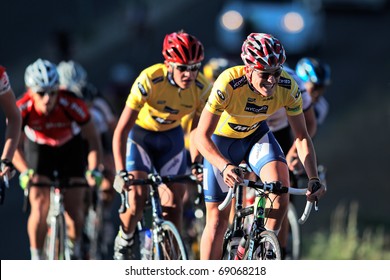 BLOEMFONTEIN, SOUTH AFRICA -NOVEMBER 7: Unidentified Cyclists During The Annual OFM Classic Cycle Race On November 7, 2010 In Bloemfontein, South Africa.