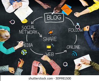 Blog Blogging Communication Connect Data Concept Social