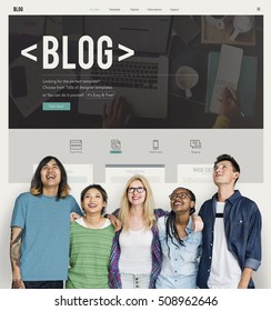 Blog Web Design Ideas Programming Software Template Interface Concept