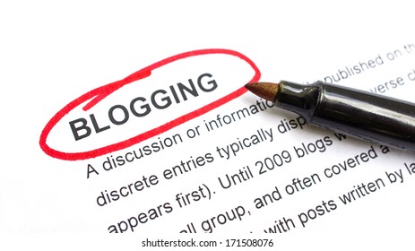 Blogging Concept
