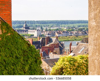 Blois, France - June 8, 2014: Along The Route Of The Castles On The Loire River - Ville De Blois