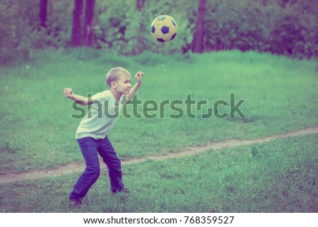 Similar – Image, Stock Photo Pampers-Liga / Direction training