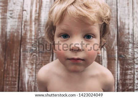 Similar – Beautiful baby two years old