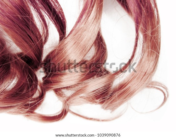 Blond Curly Highlight Hair Texture Abstract Stock Image Download Now