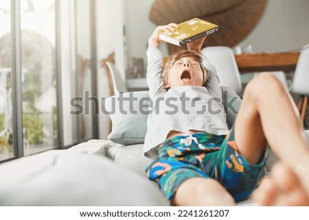 Similar – Image, Stock Photo Boy taking a break from skiing