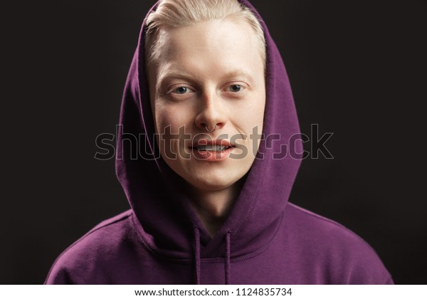 purple hoodie guy