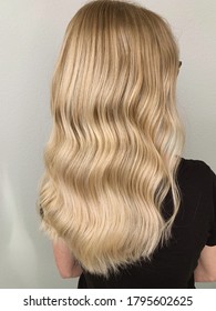 Blonde And Creamy Balayage Highlights