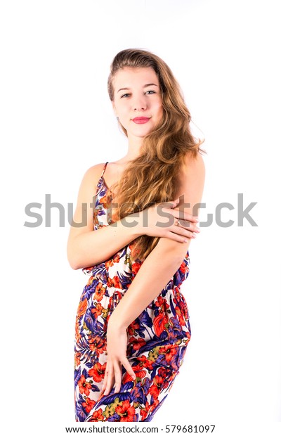 Blonde Girl Silky Long Thick Hair Stock Photo Edit Now
