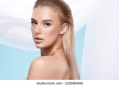 Blue Eyes Blonde Hair Model Images Stock Photos Vectors