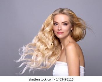 Blonde Hair Woman Beauty Girl Model Beautiful Hairstyle Image