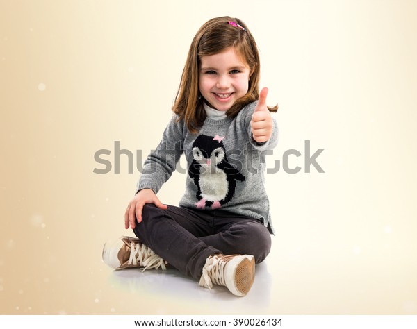 Blonde Kid Thumb Stock Photo Edit Now 390026434