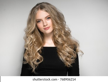 Curly Blonde Hair Images Stock Photos Vectors Shutterstock