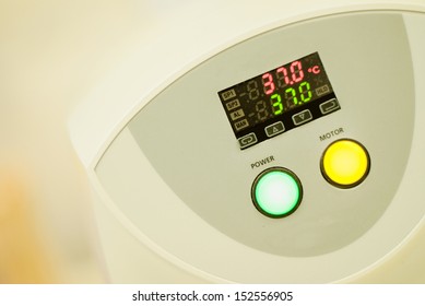 Blood Analyzer, With Temperature Monitor And Two Big Buttons, Medical Equipment 