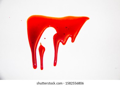 Blood Stain Illustration Vector On White Stock Vector (Royalty Free ...