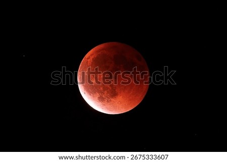 Blood Moon during a Lunar Eclipse