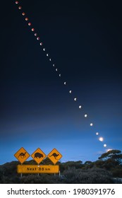 blood moon, lunar eclipse, australia