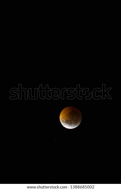 Blood Moon in the\
sky