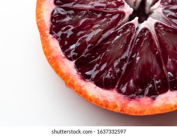 Blood Orange Macro Negative Space