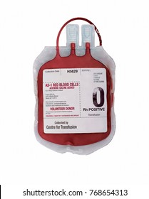 blood pack isolated