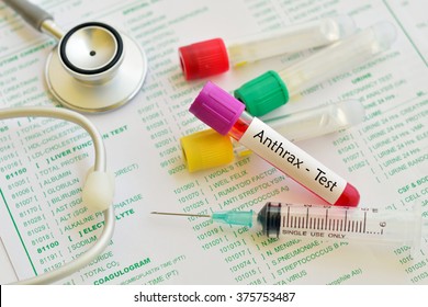 Blood Sample For Anthrax Test