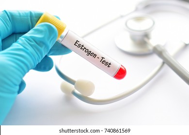 Blood Sample For Estrogen Hormone Test