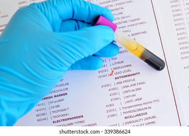 Blood Sample For Lead Level Testing