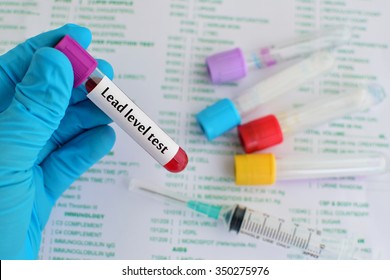 Blood Sample For Lead (Pb) Level Test