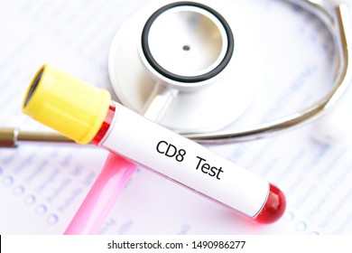 Blood Sample Tube For Cytotoxic T Cell Lymphocyte Or CD8 Test