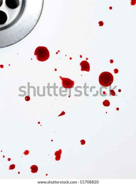 Blood Sink Stock Photo (Edit Now) 15708820