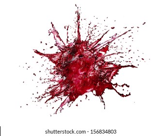 Blood Splash Isolated