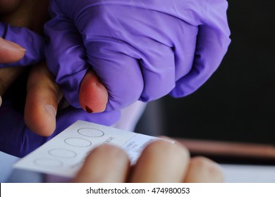 Blood Spot On Filter Paper