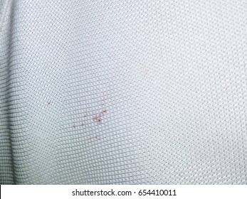 Blood Stain On White Shirt.