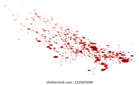 Blood Stain Texture Over White Background Stock Photo 1125653240 ...