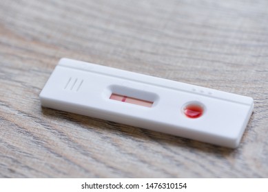 Blood Test Concept / One-step Immunological Fecal Occult Blood Test With Gel Stripe