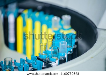 Blood test machine
