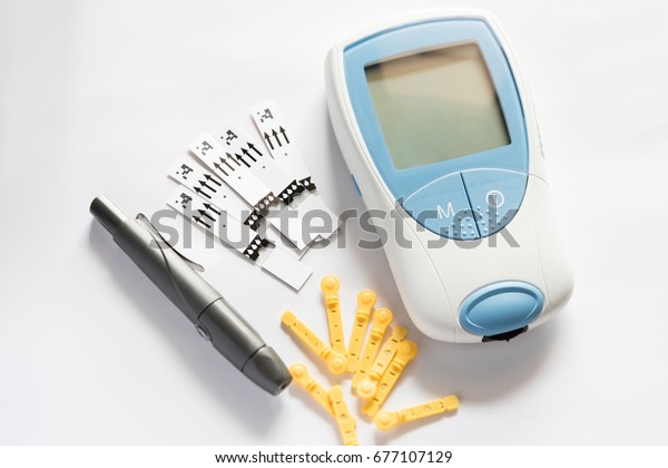 Blood Testing Machine Stock Photo (Edit Now) 677107129