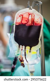 Blood Transfusion To A Patient In The Hospital