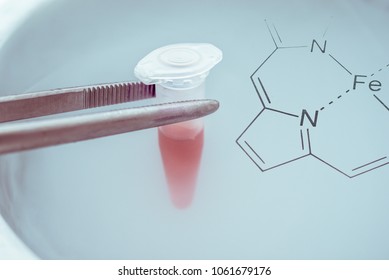 Blood In A Tube For Long-term Storage In Liquid Nitrogen Bank  For Cryostorage