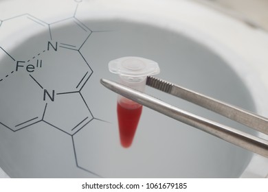 Blood In A Tube For Long-term Storage In Liquid Nitrogen Bank  For Cryostorage