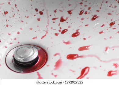 Blood Water Drain Isolated On White Stock Photo 1292929525 | Shutterstock