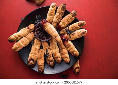 Bloody Cookies Fingers Halloween Party Celebration Stock Photo   Bloody Cookies Fingers Halloween Party 260nw 2060381579 